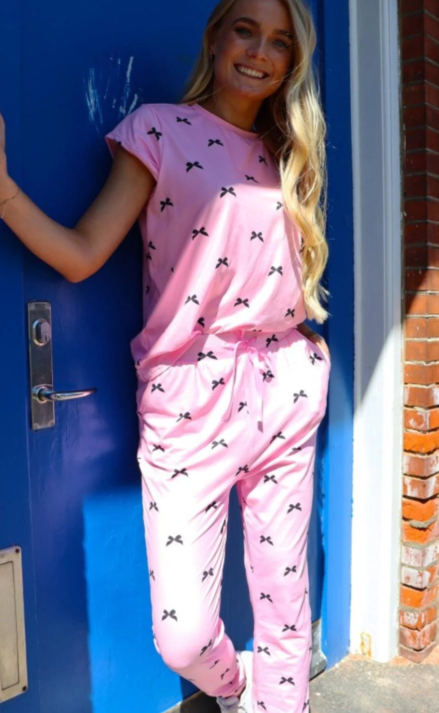 Liberte Bukser - Alma - Pink Bow