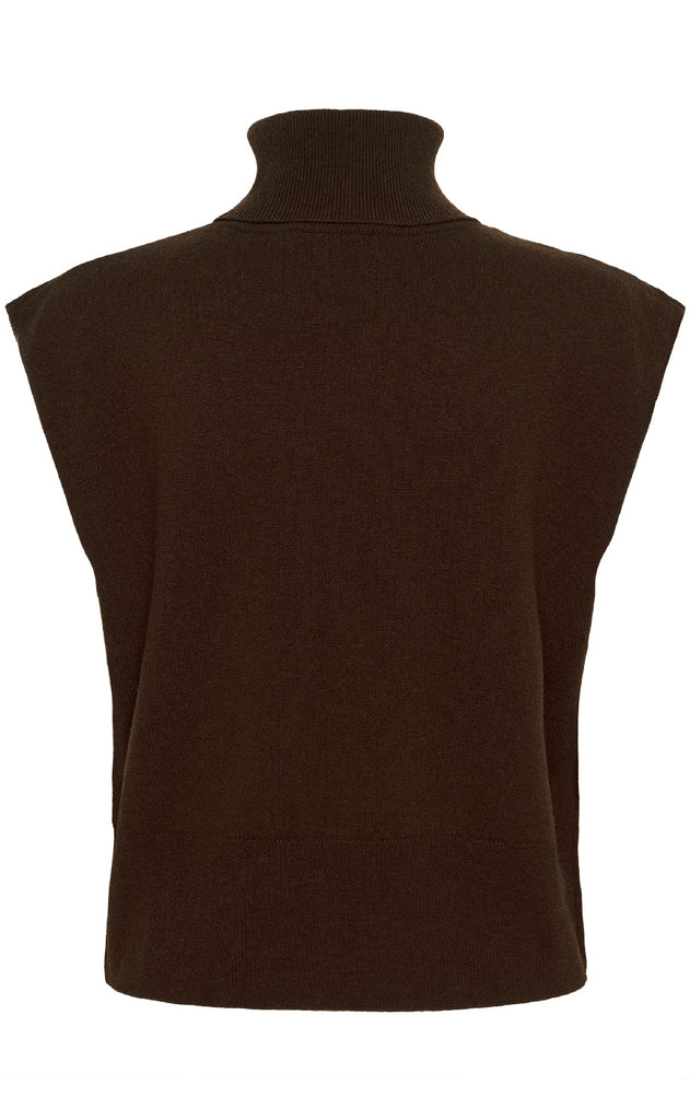 Gestuz Vest - Manzi - Deep Burnt Brown