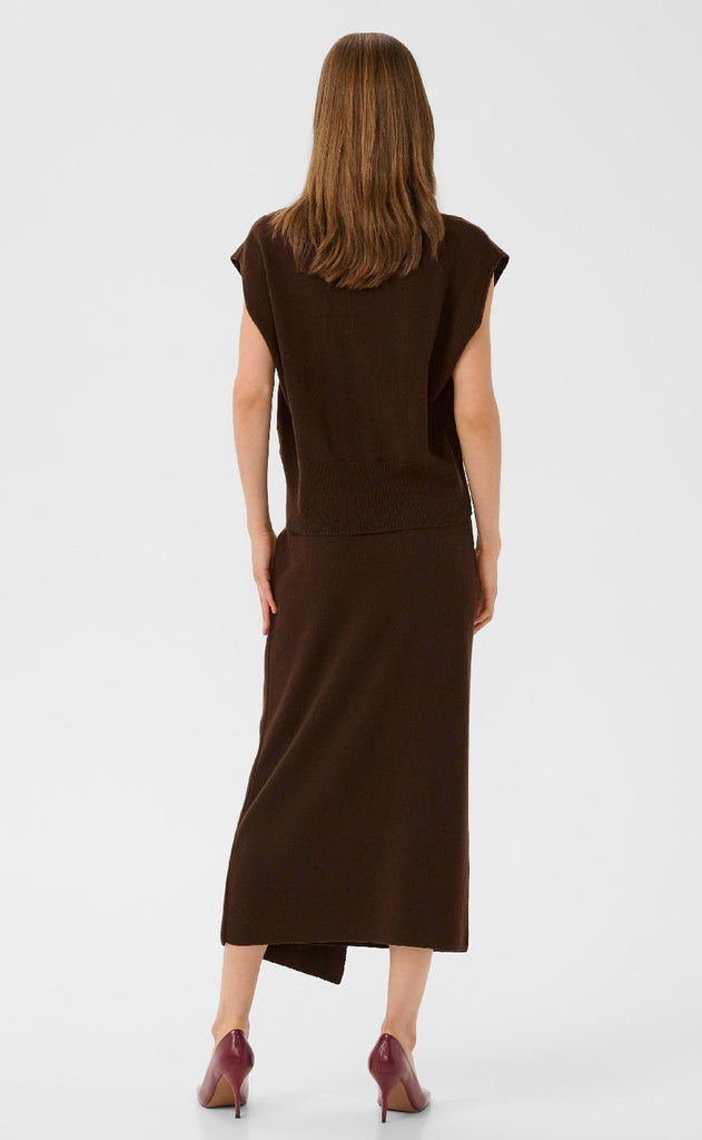 Gestuz Vest - Manzi - Deep Burnt Brown