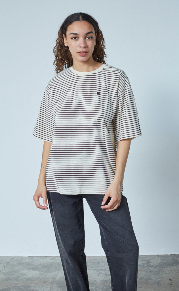 Sisters Point T-shirt - Vez - Cream/Brown