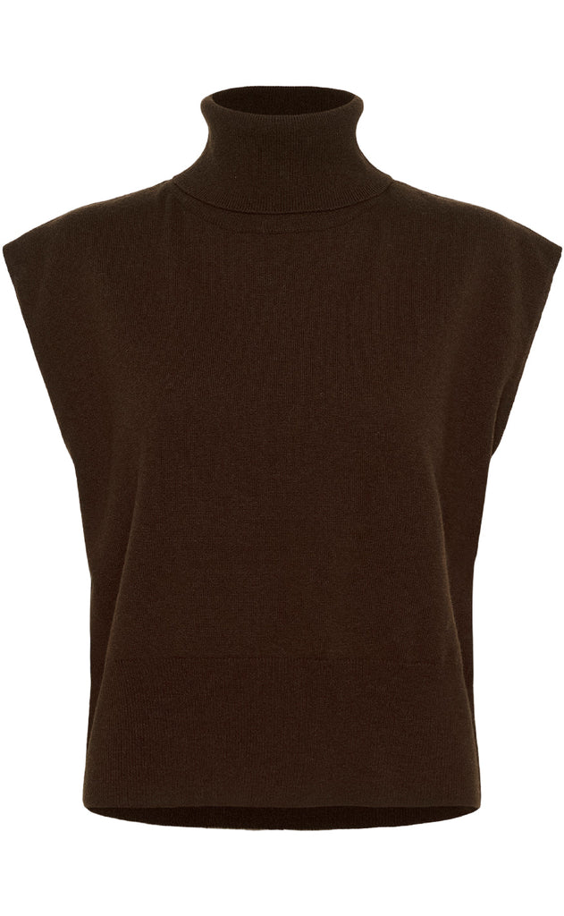 Gestuz Vest - Manzi - Deep Burnt Brown