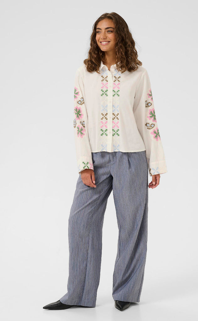 Culture Skjorte - Breezy - Spring Gardenia