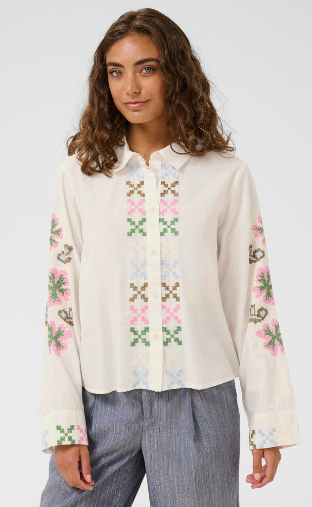 Culture Skjorte - Breezy - Spring Gardenia