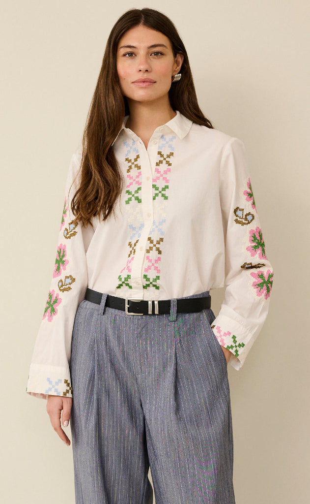 Culture Skjorte - Breezy - Spring Gardenia