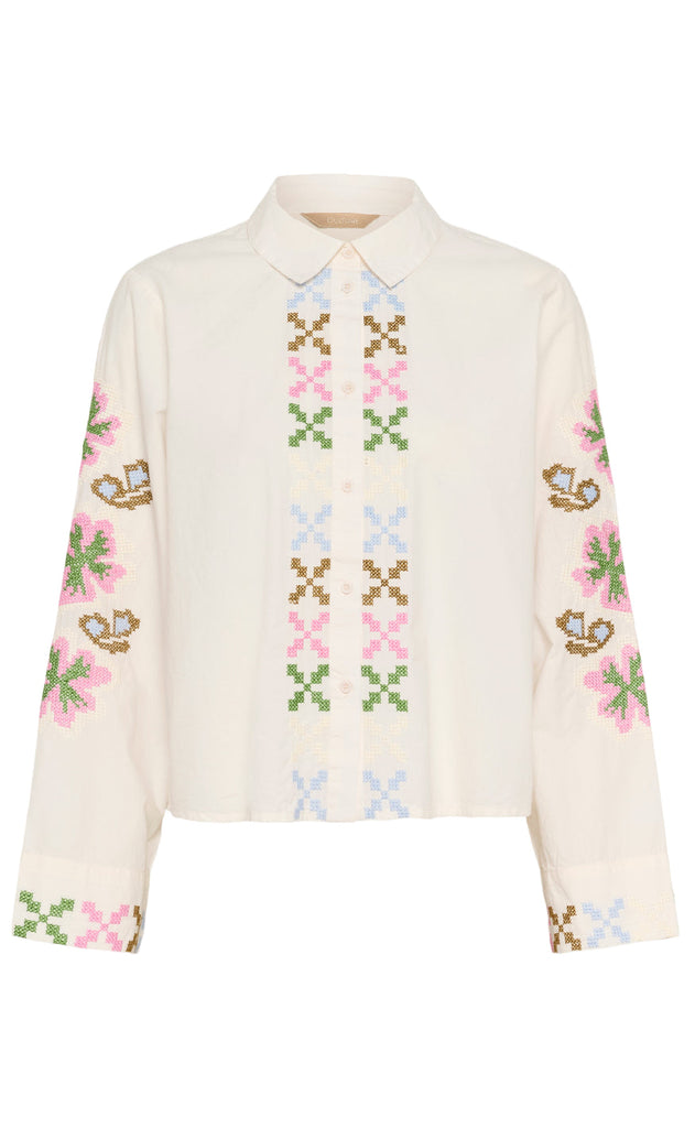 Culture Skjorte - Breezy - Spring Gardenia