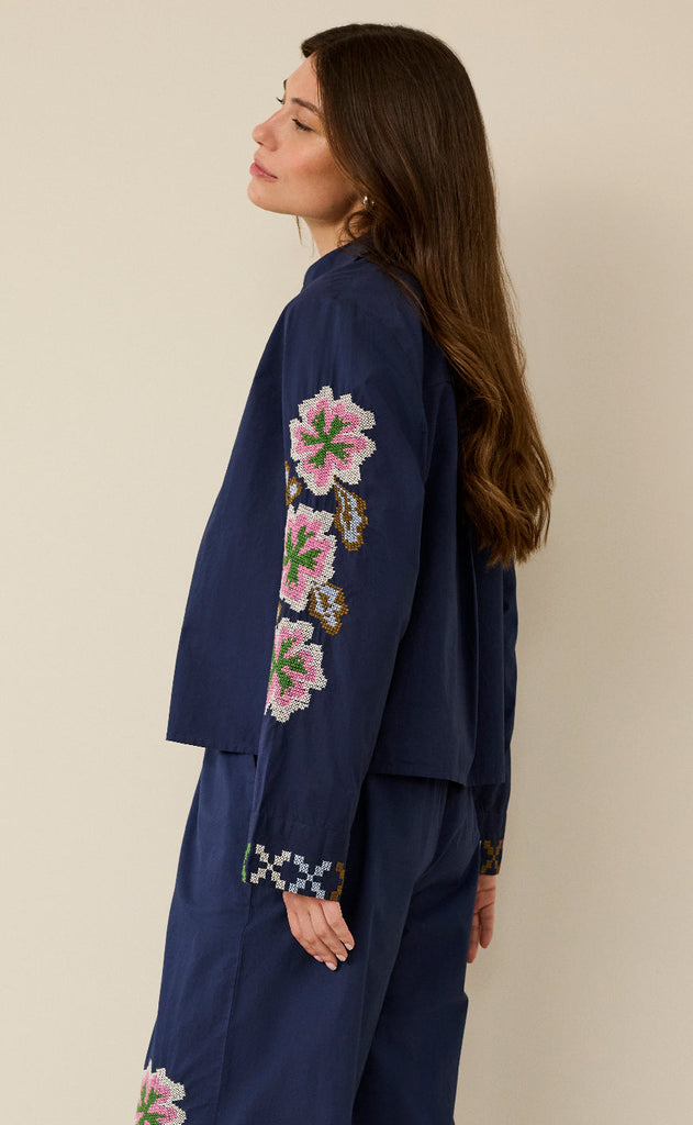 Culture Skjorte - Breezy - Dress Blues