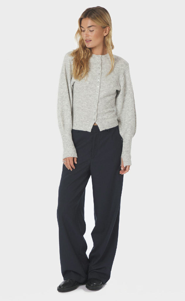 Neo Noir Cardigan - Briano - Light Grey Melange