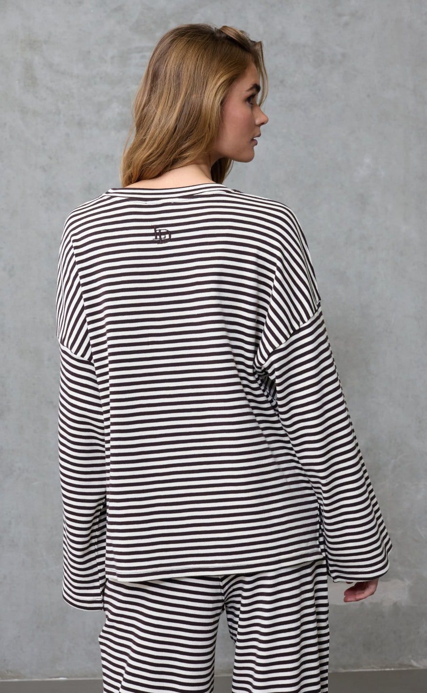 Love & Divine Bluse - Love1505 - Cream/Brown