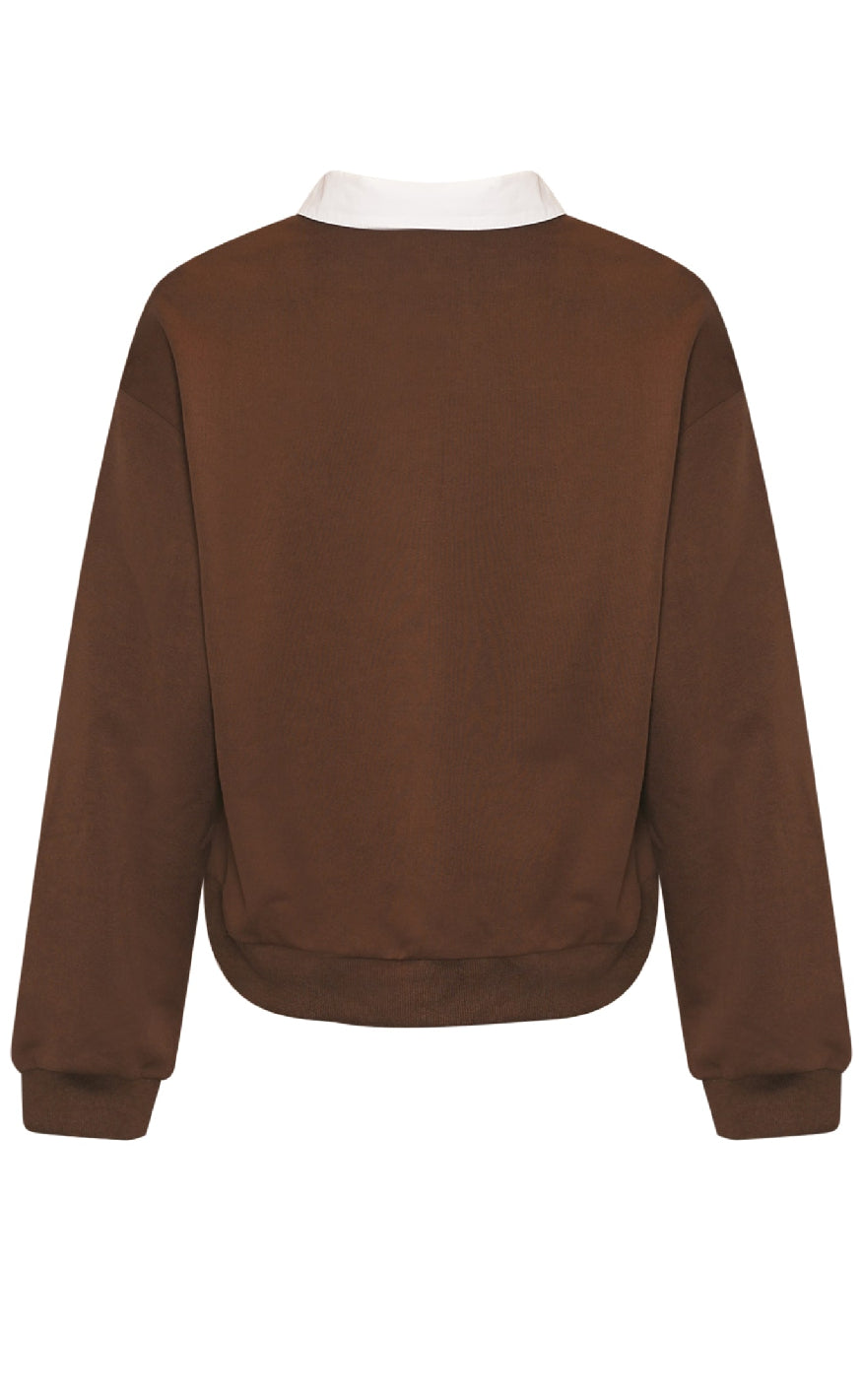 Noella Bluse - Lex Polo - Chocolate Brown