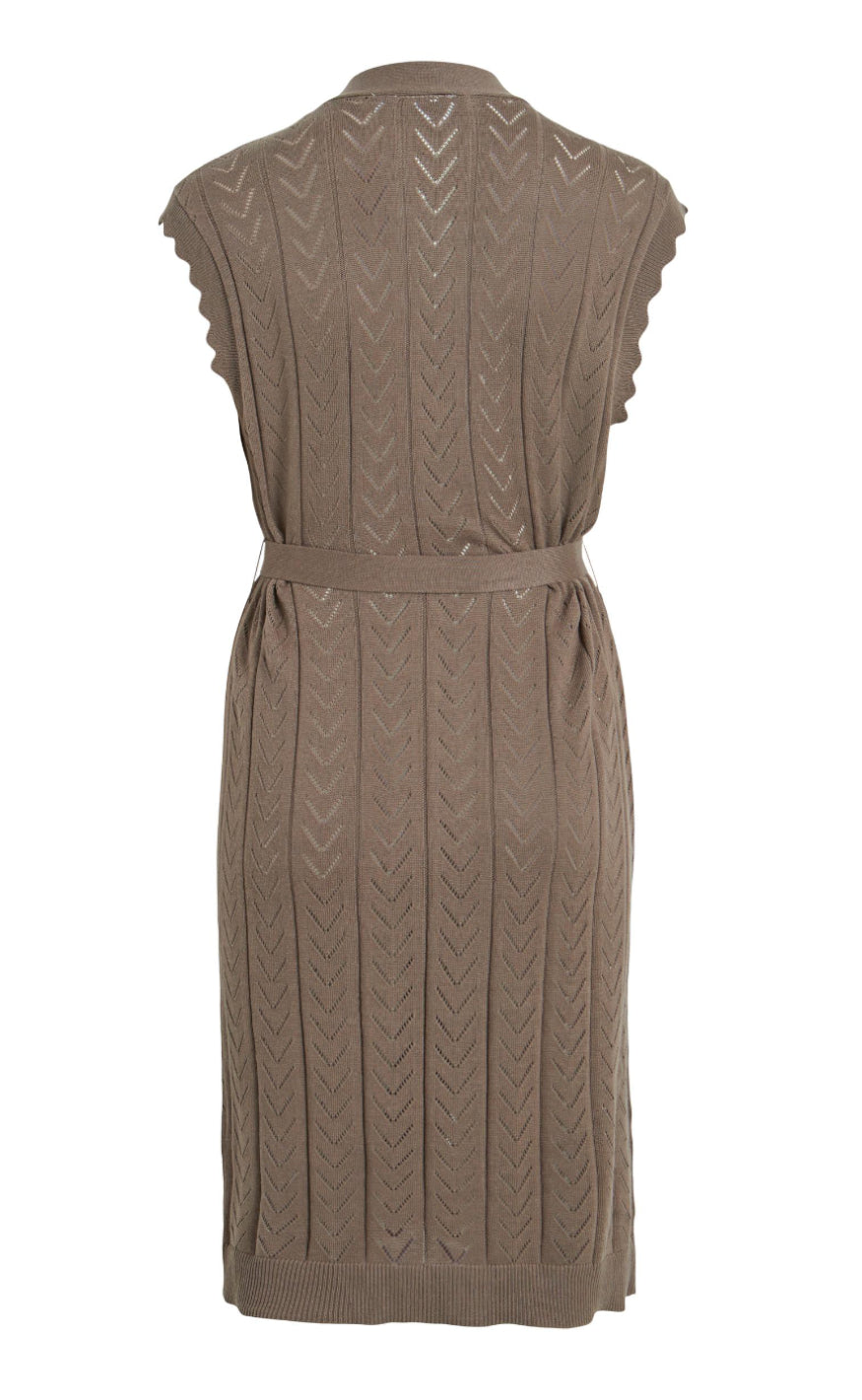 VILA Vest - Shelley - Walnut