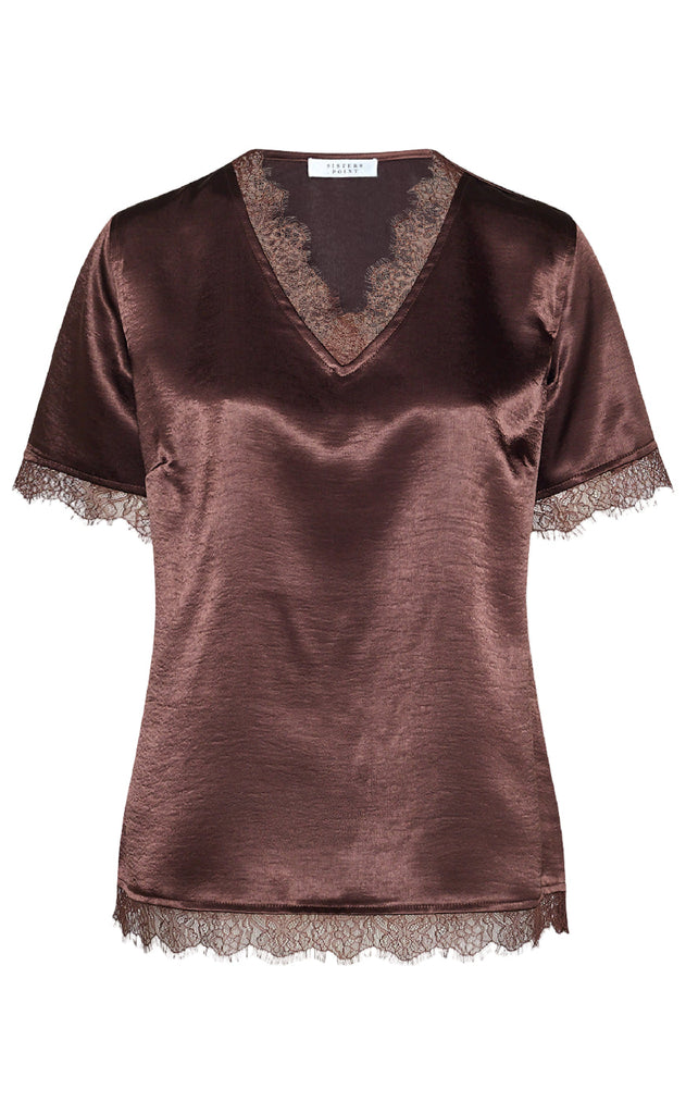 Sisters Point Bluse - Gevo-SS - Brown