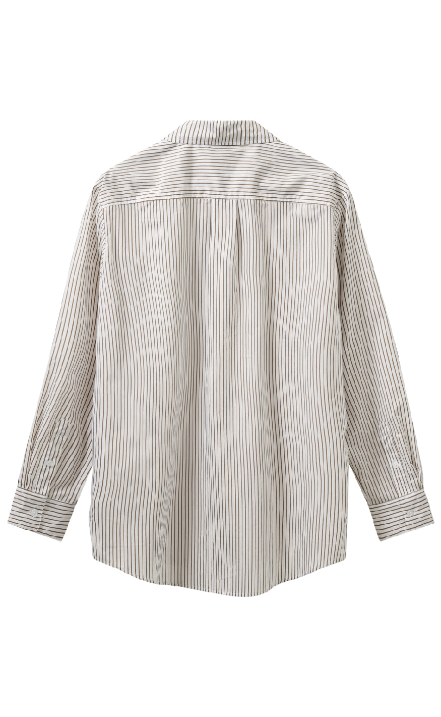 H2O Skjorte - Rønne Essential - White/Brown