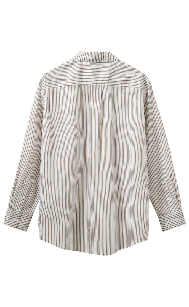 H2O Skjorte - Rønne Essential - White/Brown