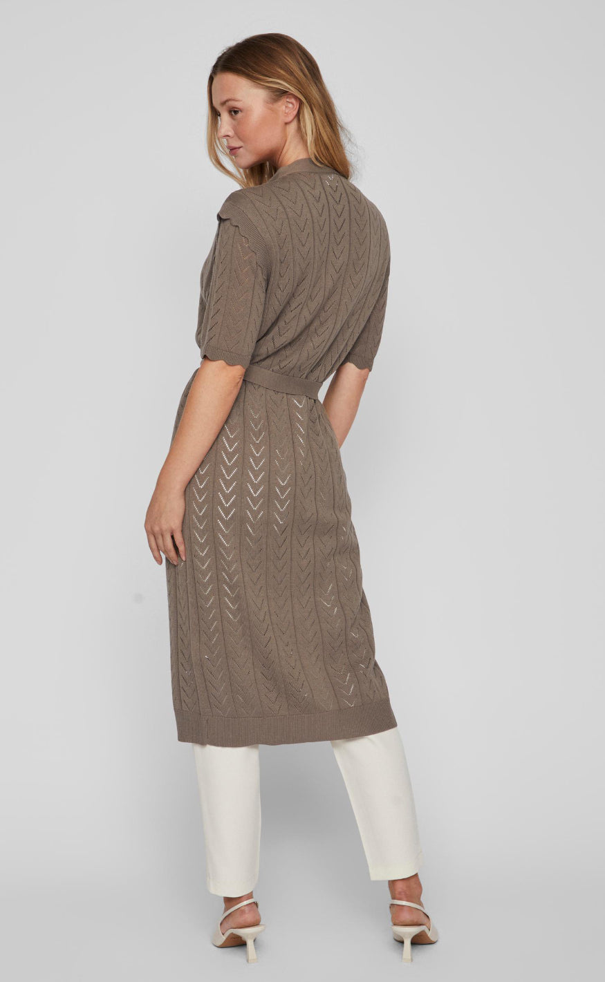 VILA Vest - Shelley - Walnut