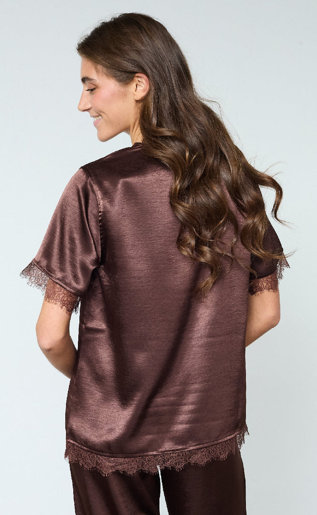 Sisters Point Bluse - Gevo-SS - Brown