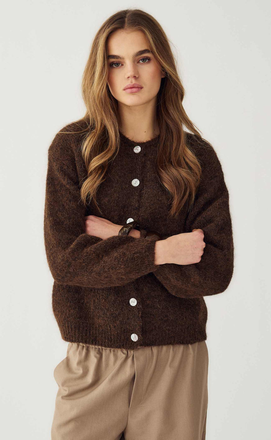 Noella Cardigan - Mata - Chocolate
