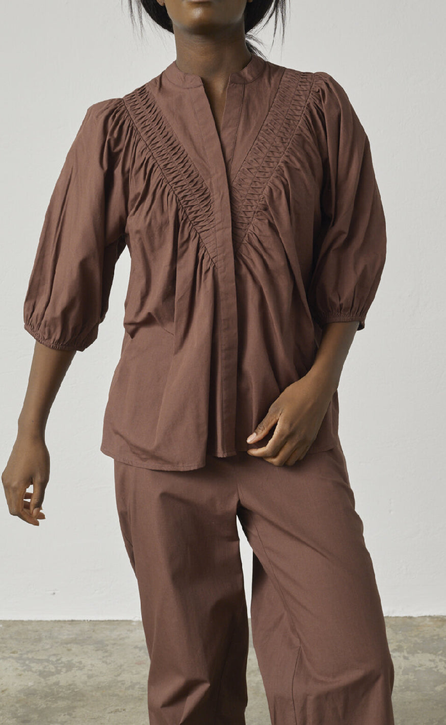 Love & Divine Bluse - Love1310 - Mocha