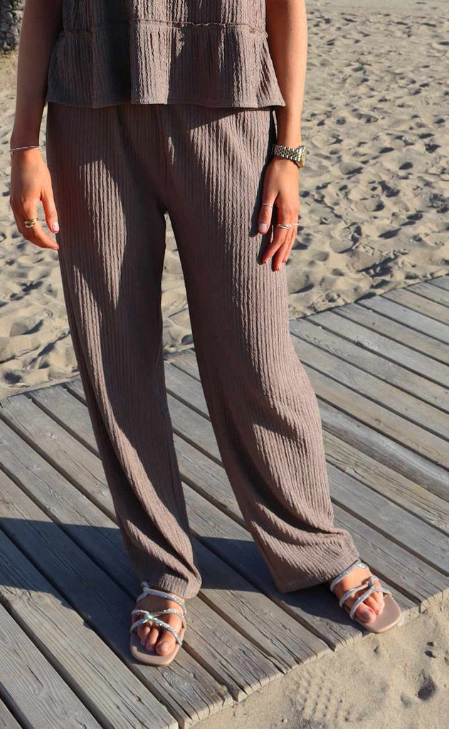 Liberte Bukser - Anni - Brown