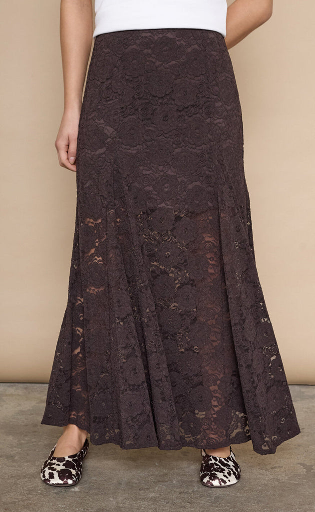 Love & Divine Skjørt - Love1346 - D. Chocolate