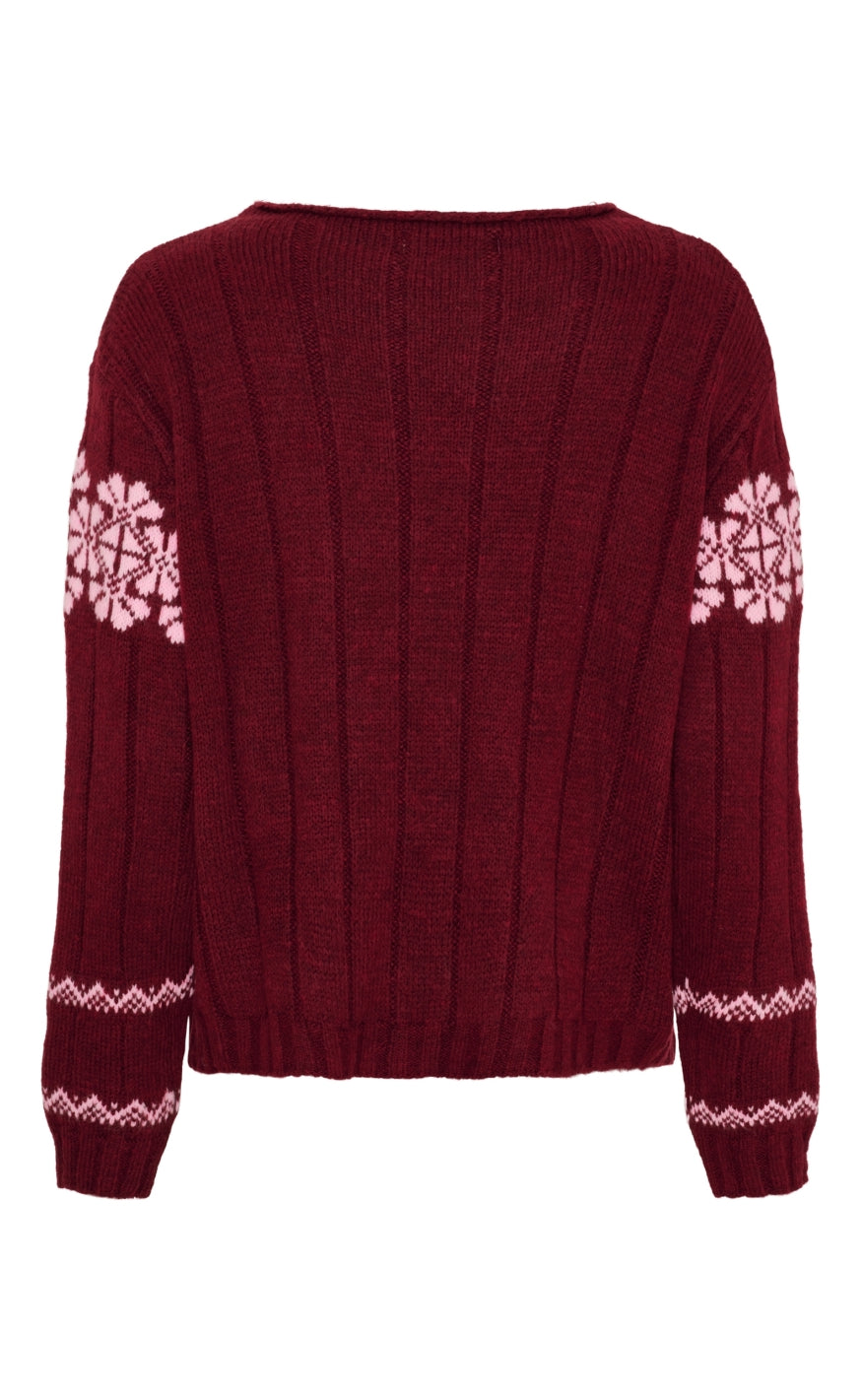 Marta Du Chateau Genser - Bruna - Bordeaux/Pink