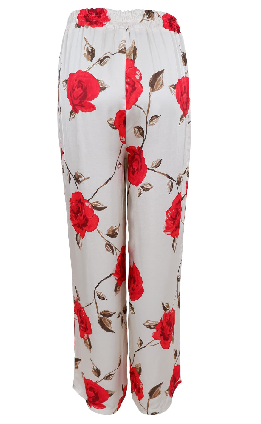 Black Colour Bukser - Tilly Rose - Red