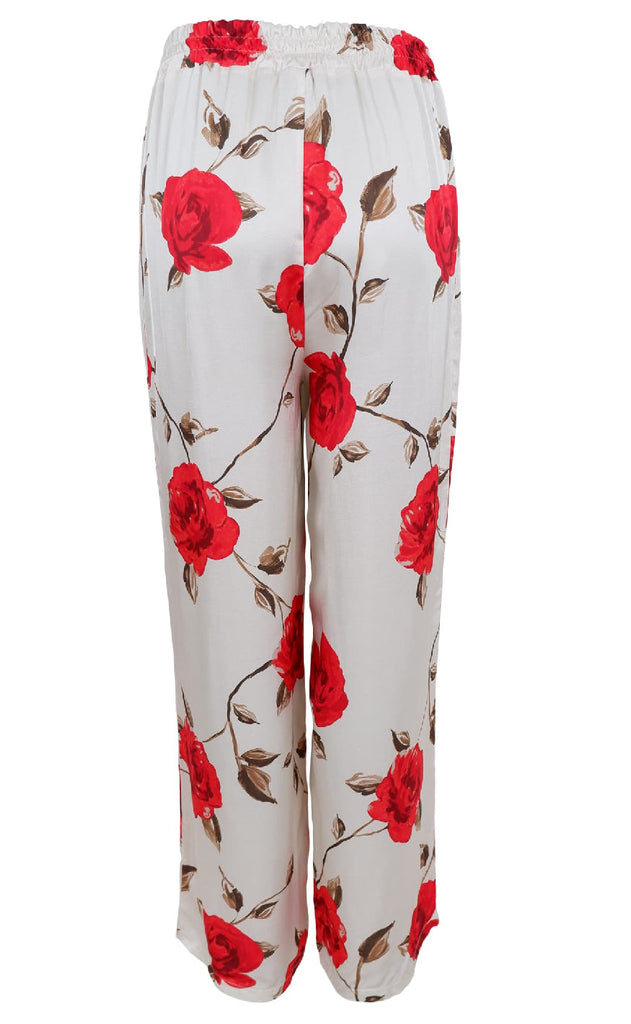 Black Colour Bukser - Tilly Rose - Red