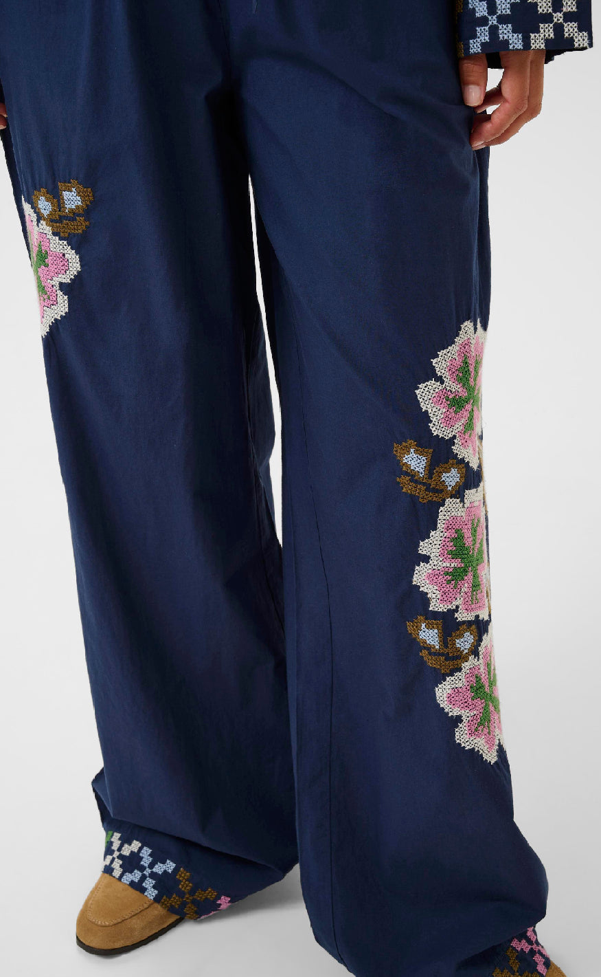 Culture Bukser - Breezy - Dress Blues
