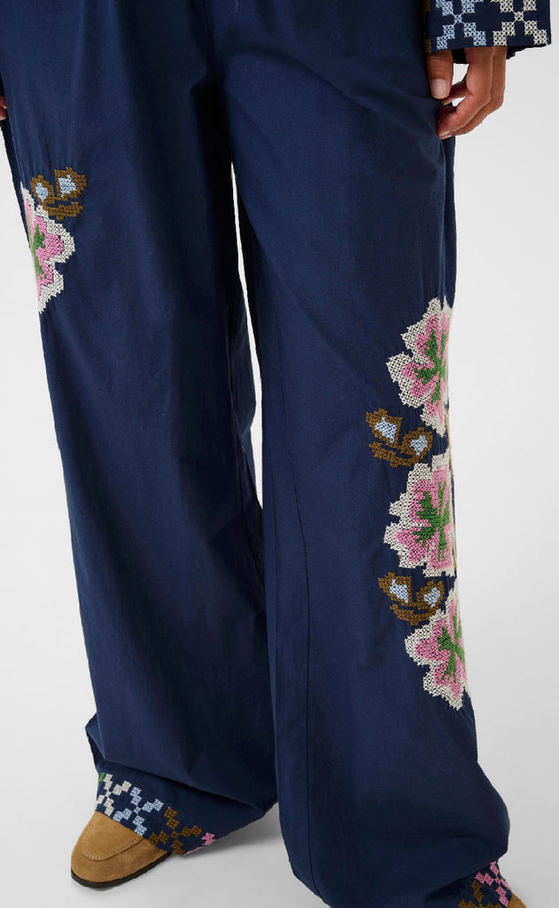 Culture Bukser - Breezy - Dress Blues