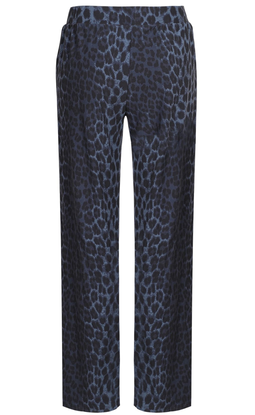 Liberte Bukser - Alma - Wide -  Dusty Navy Leo