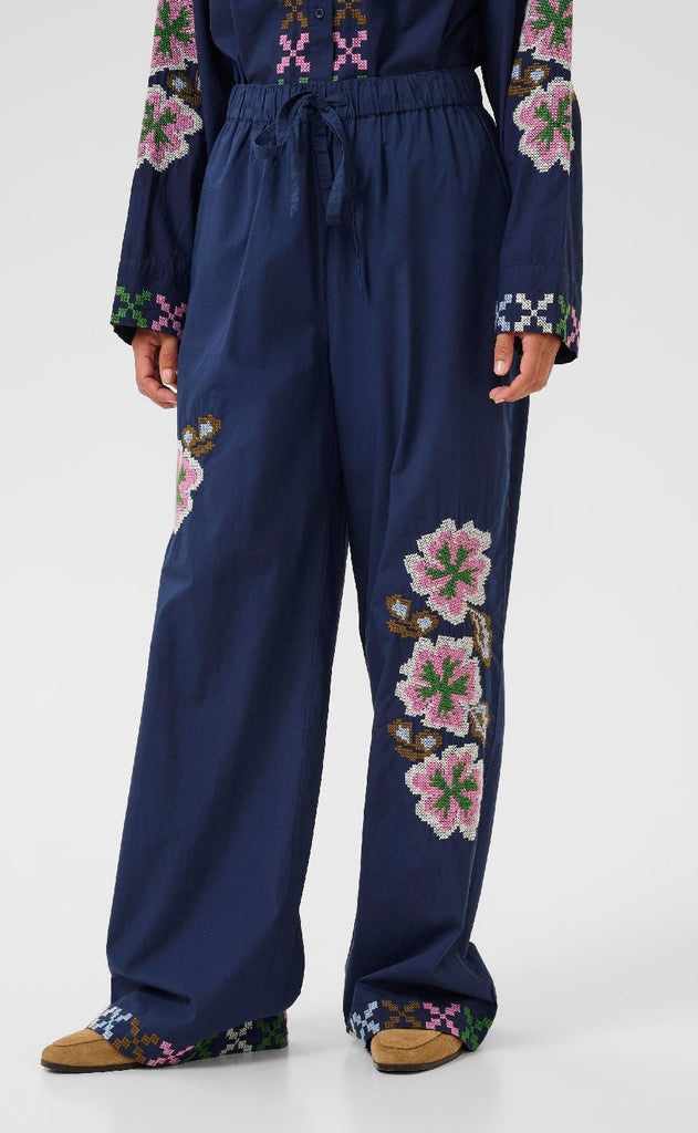 Culture Bukser - Breezy - Dress Blues