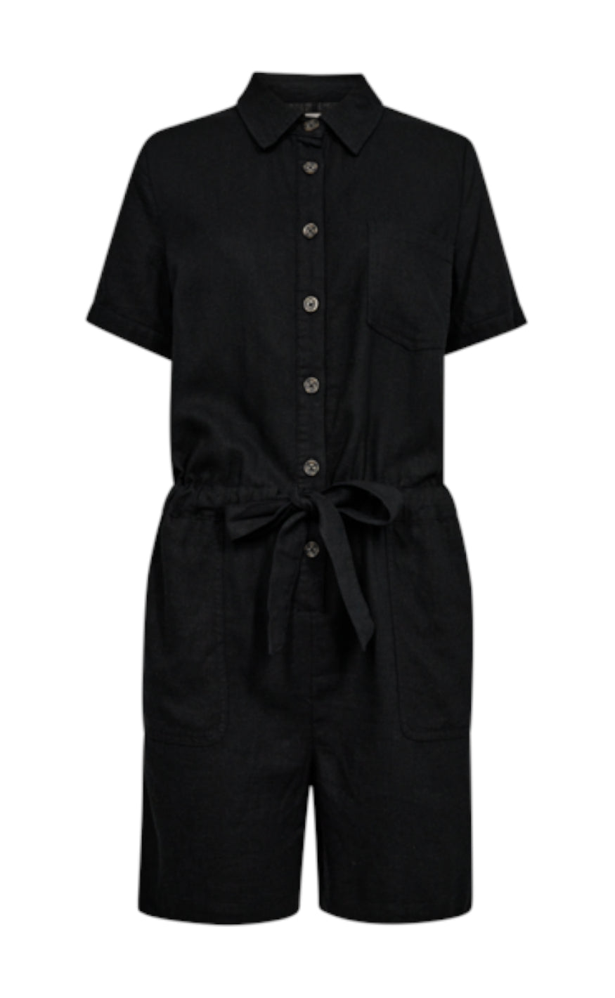Freequent Jumpsuit - Lava - Black