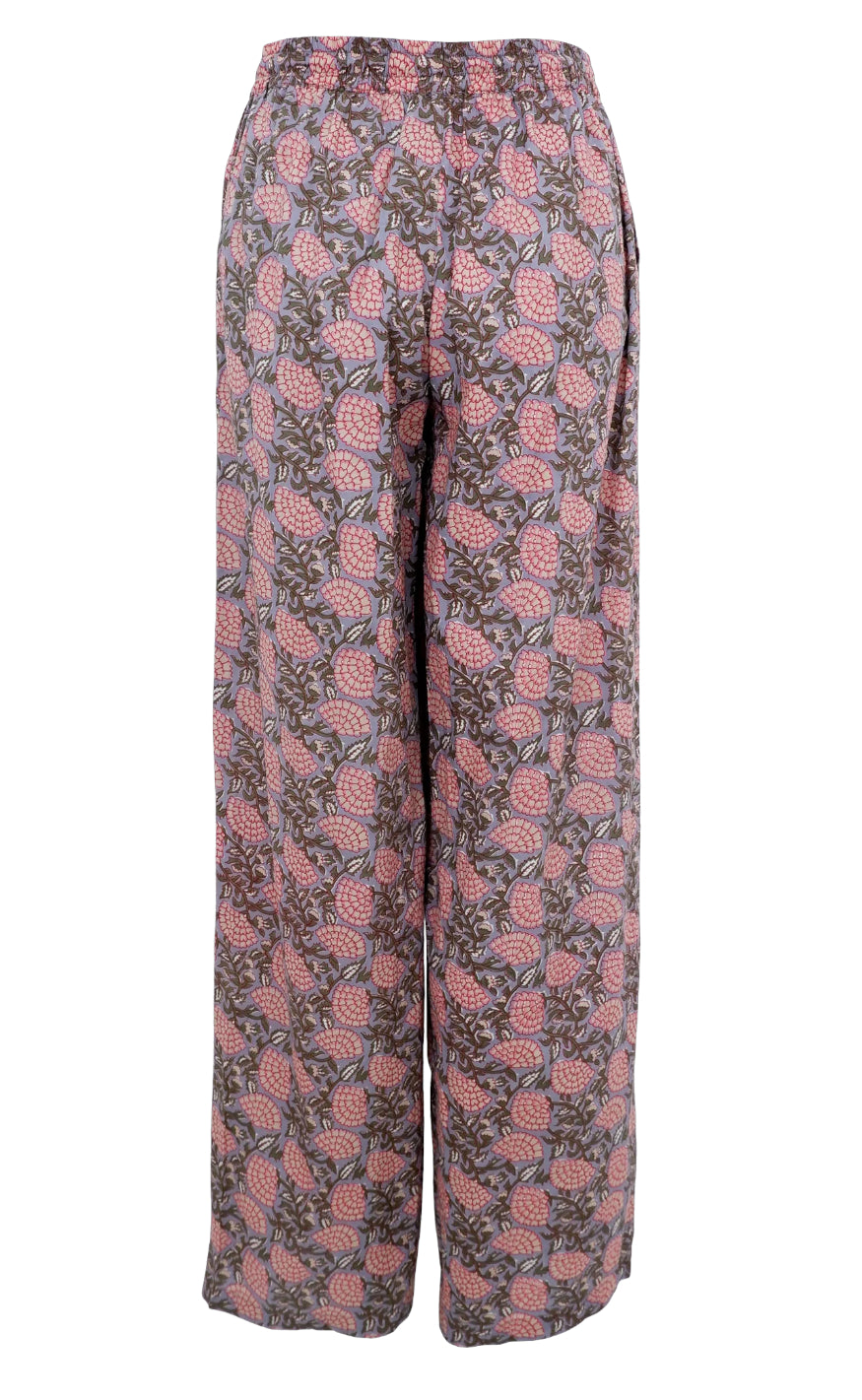 Black Colour Bukser - Flora - Grey Fanny