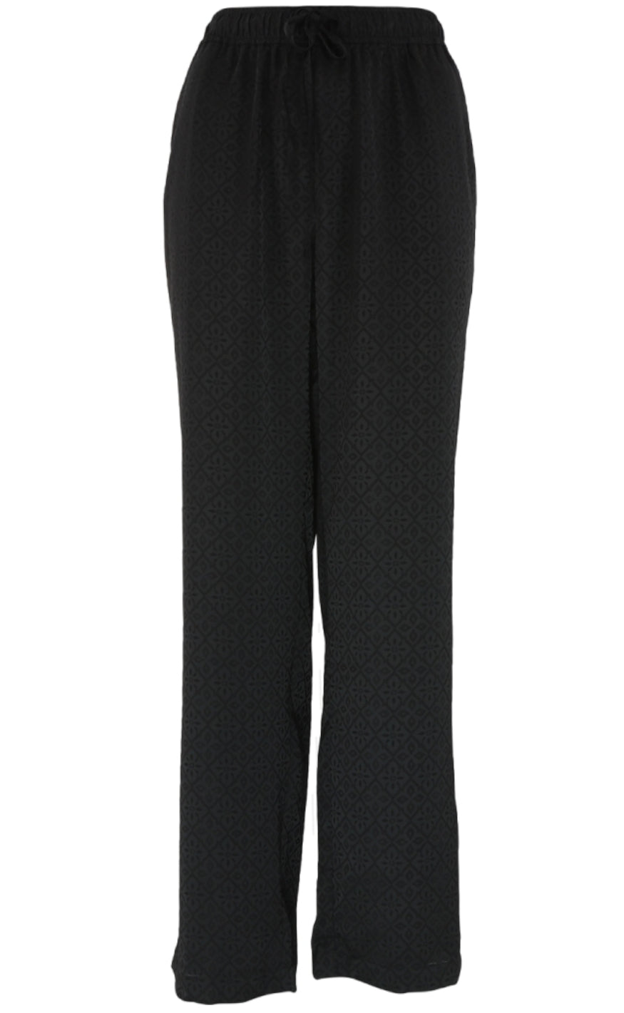 Continue Bukser - Lis Print - Black
