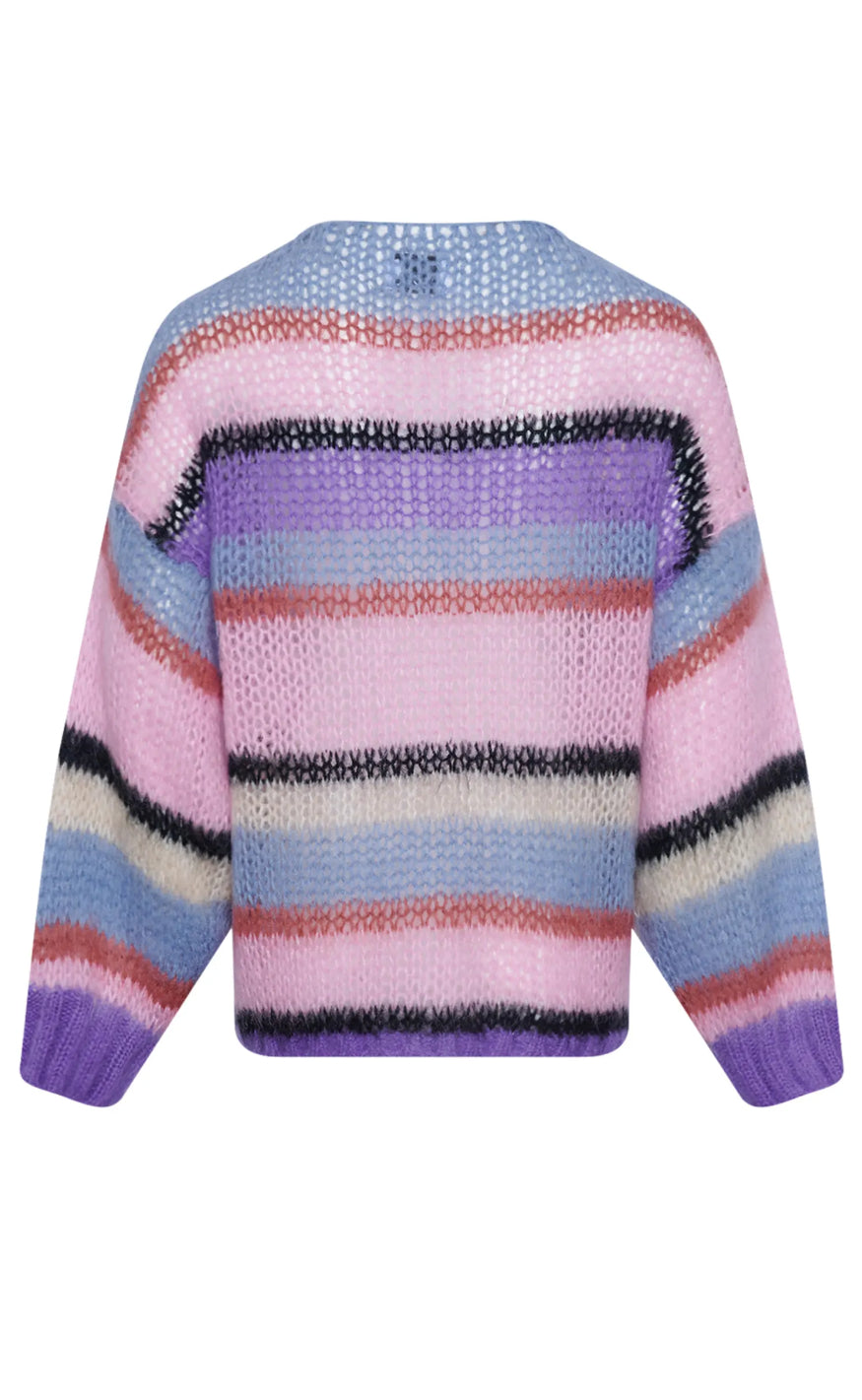 Noella Cardigan - Ronette - Mix Stripe