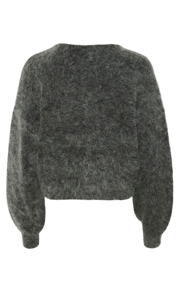 Gestuz Cardigan - Debbie - Charcoal Melange