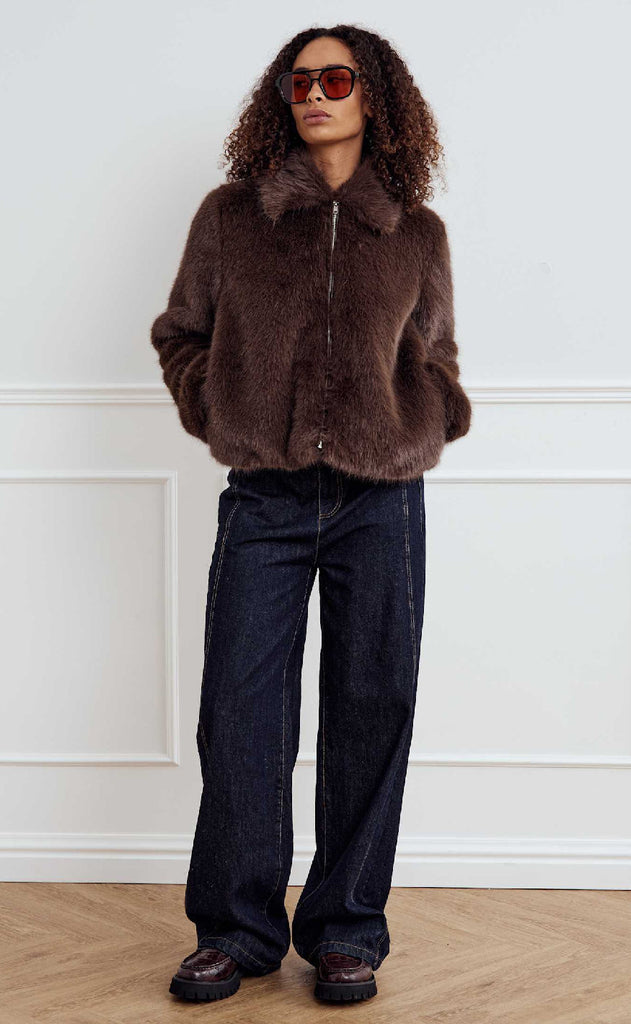 Noella Jakke - Kallysta - Chocolate Brown