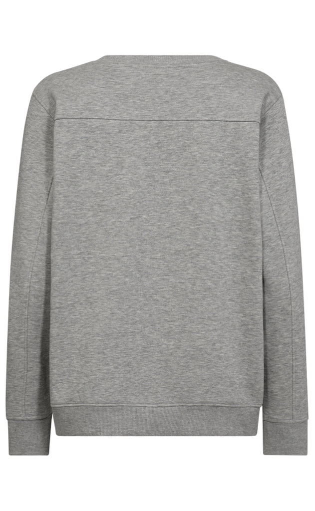 Freequent Sweatshirt - Chase - Medium Grey Melange