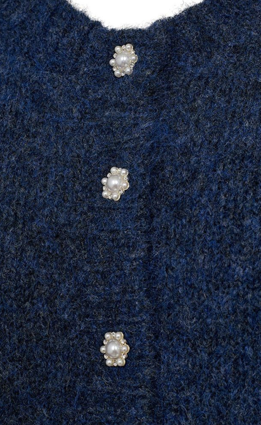 Freequent Cardigan - Louisa - Vintage Indigo Melange