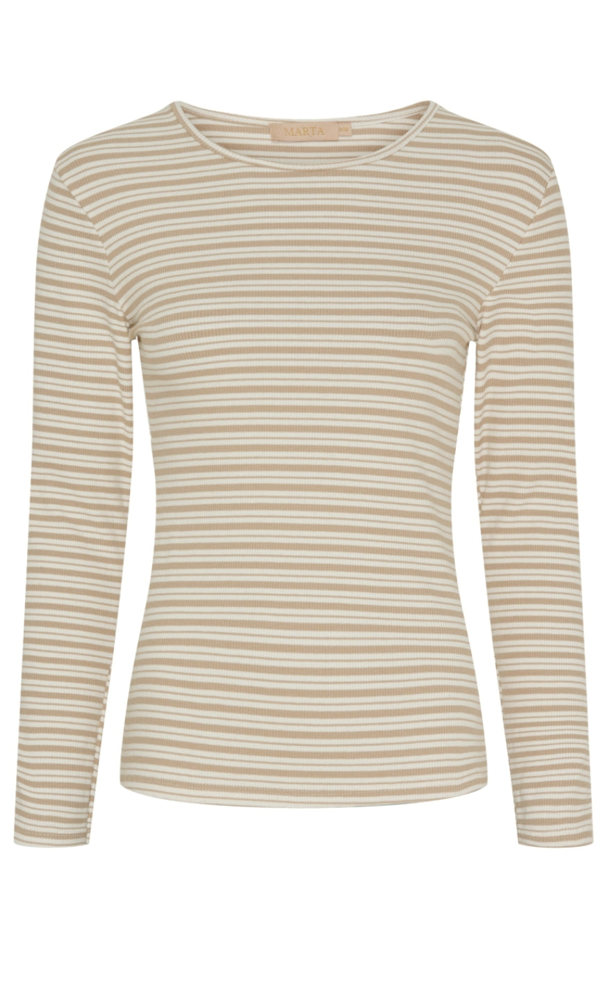 Marta Du Chateau Bluse - Christel 6452 - Beige/Cream