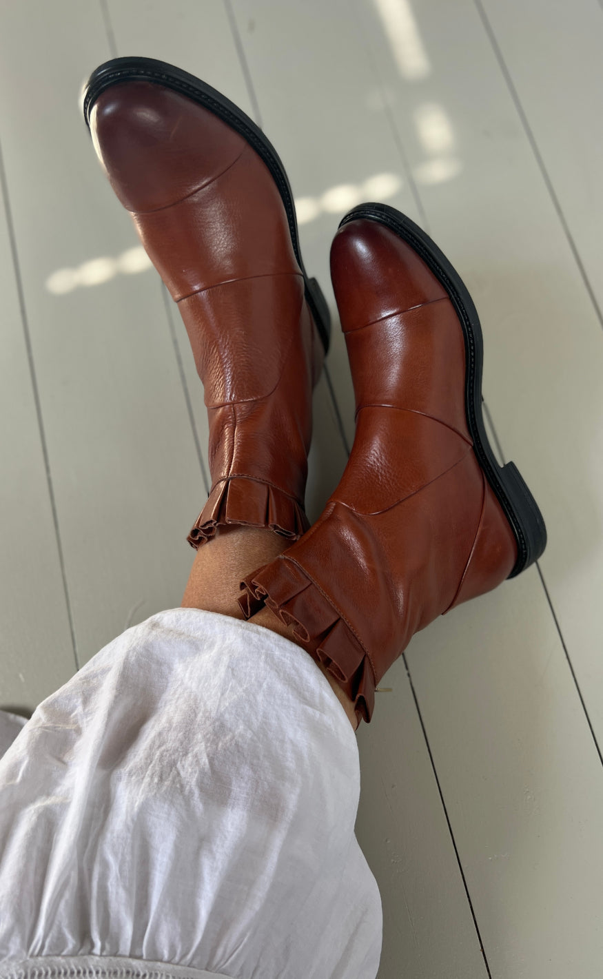 Copenhagen Shoes Støvler - Margaret - Cognac