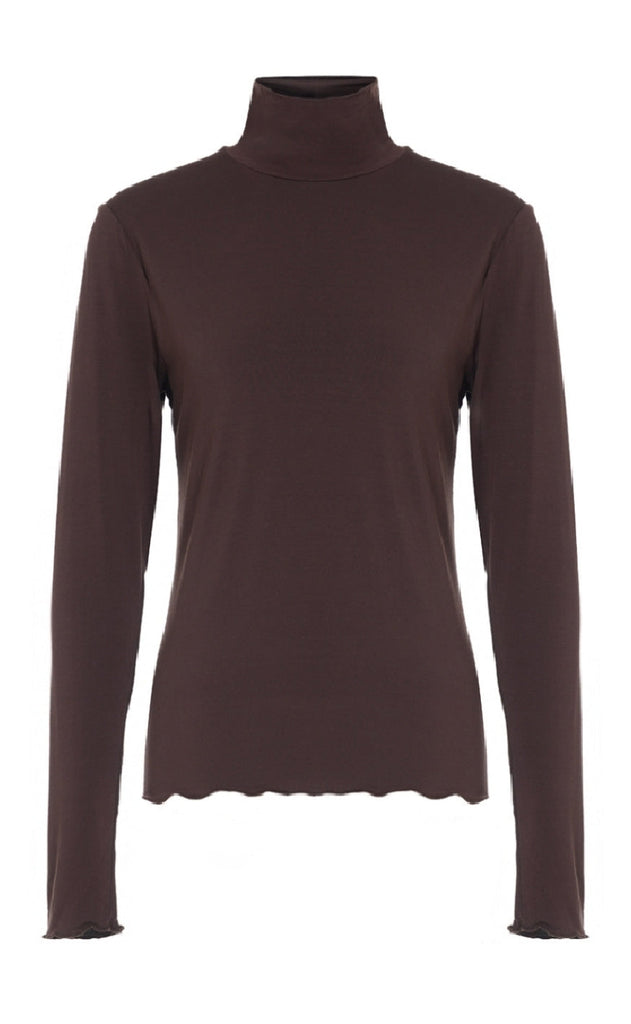 Luxzuz Bluse - Jachio - Coffee Bean