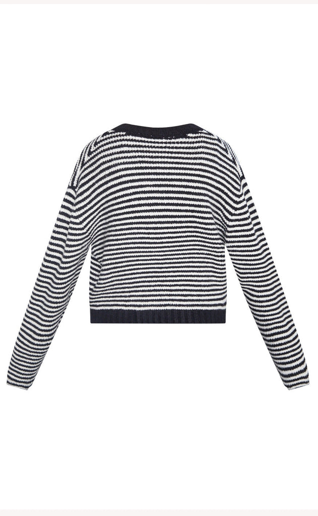 Sisters Point Cardigan - Helva - Black/Cream