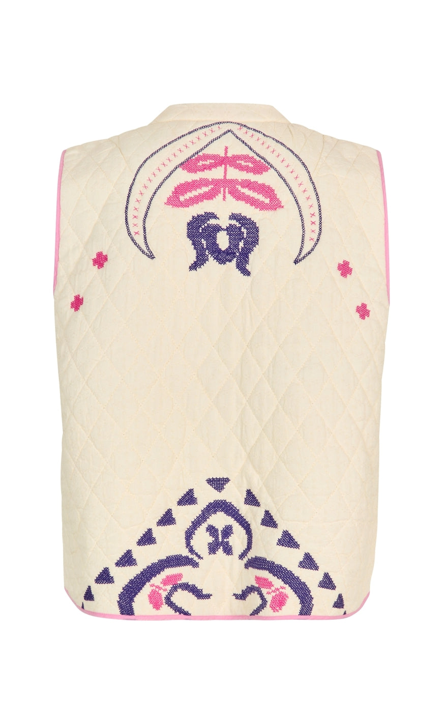 Lollys Laundry Vest - Cairo - Creme