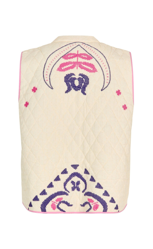 Lollys Laundry Vest - Cairo - Creme