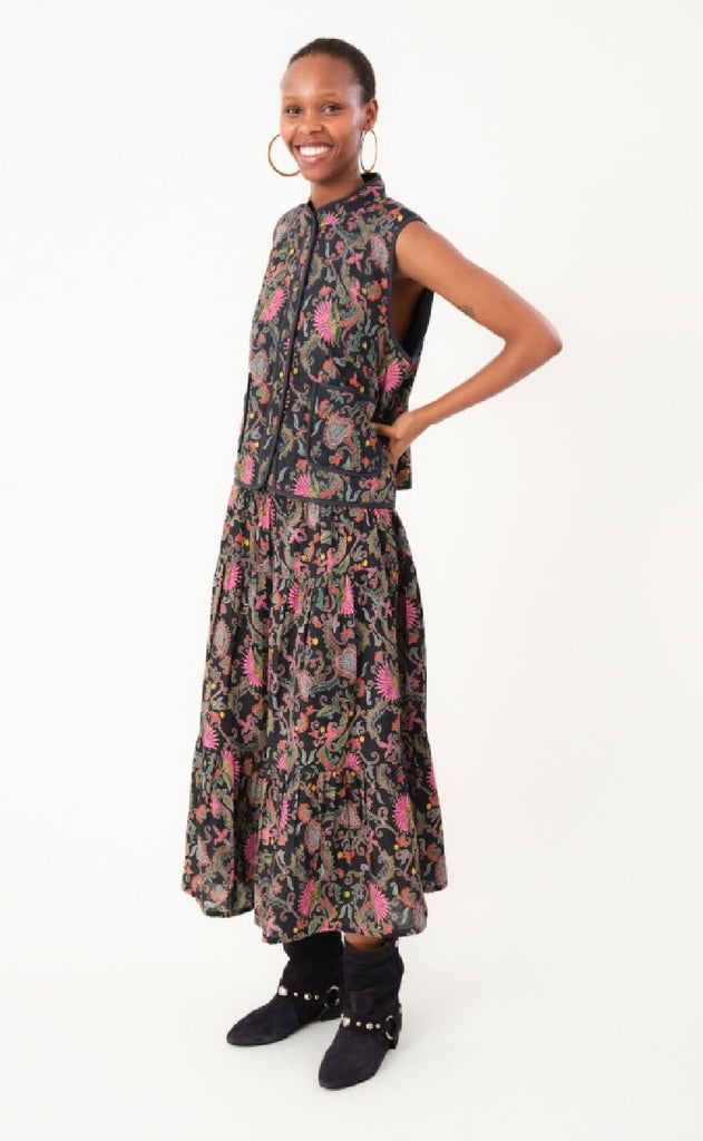 Lollys Laundry Vest - Cairo LL - Flower Print