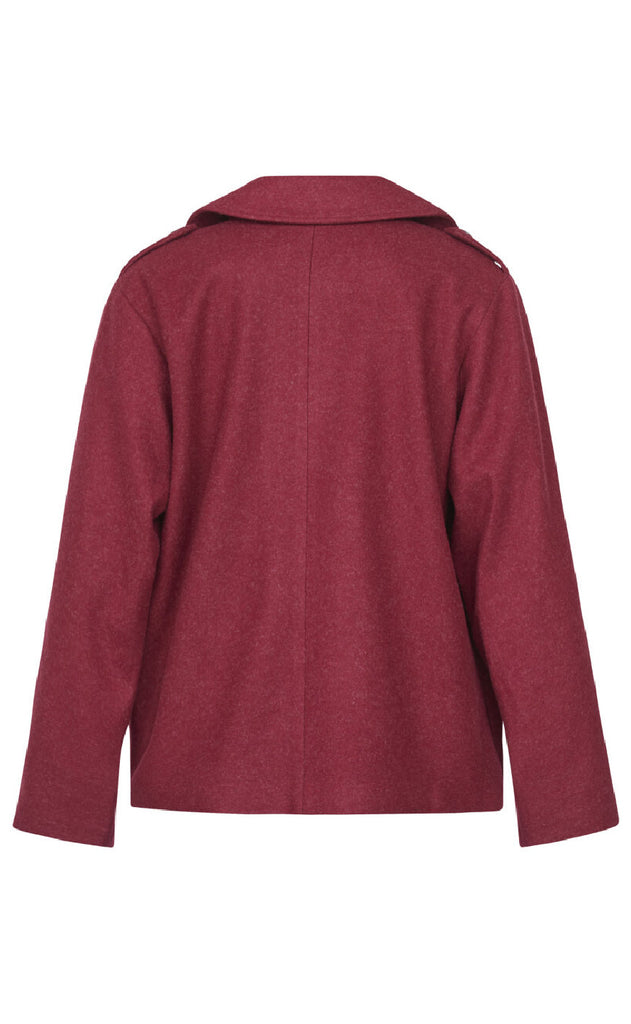 Sisters Point Jakke - Caleb-NEW 2 - Bordeaux Mel.