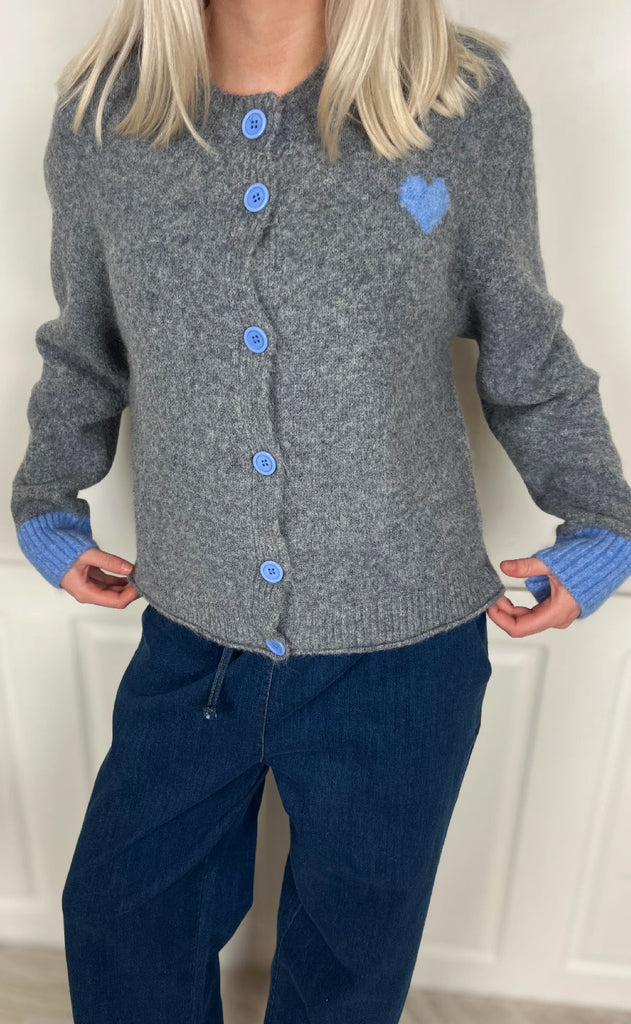 Marta Du Chateau Cardigan - Mara - Grey/Blue