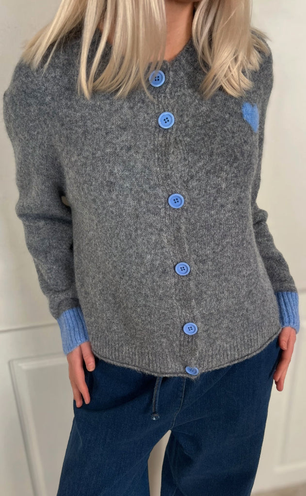Marta Du Chateau Cardigan - Mara - Grey/Blue