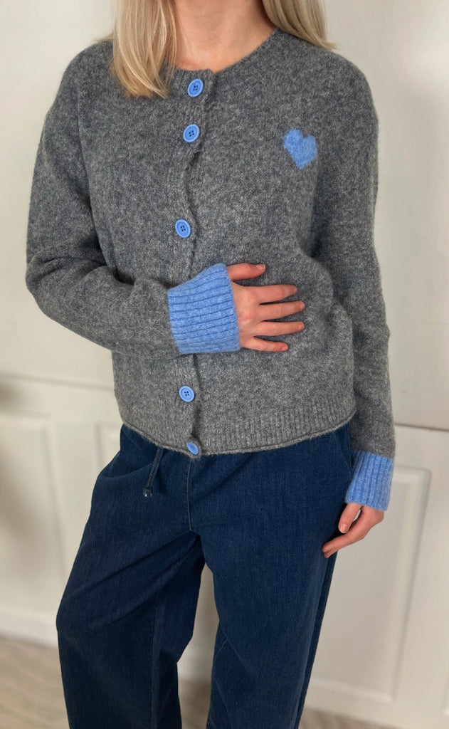 Marta Du Chateau Cardigan - Mara - Grey/Blue