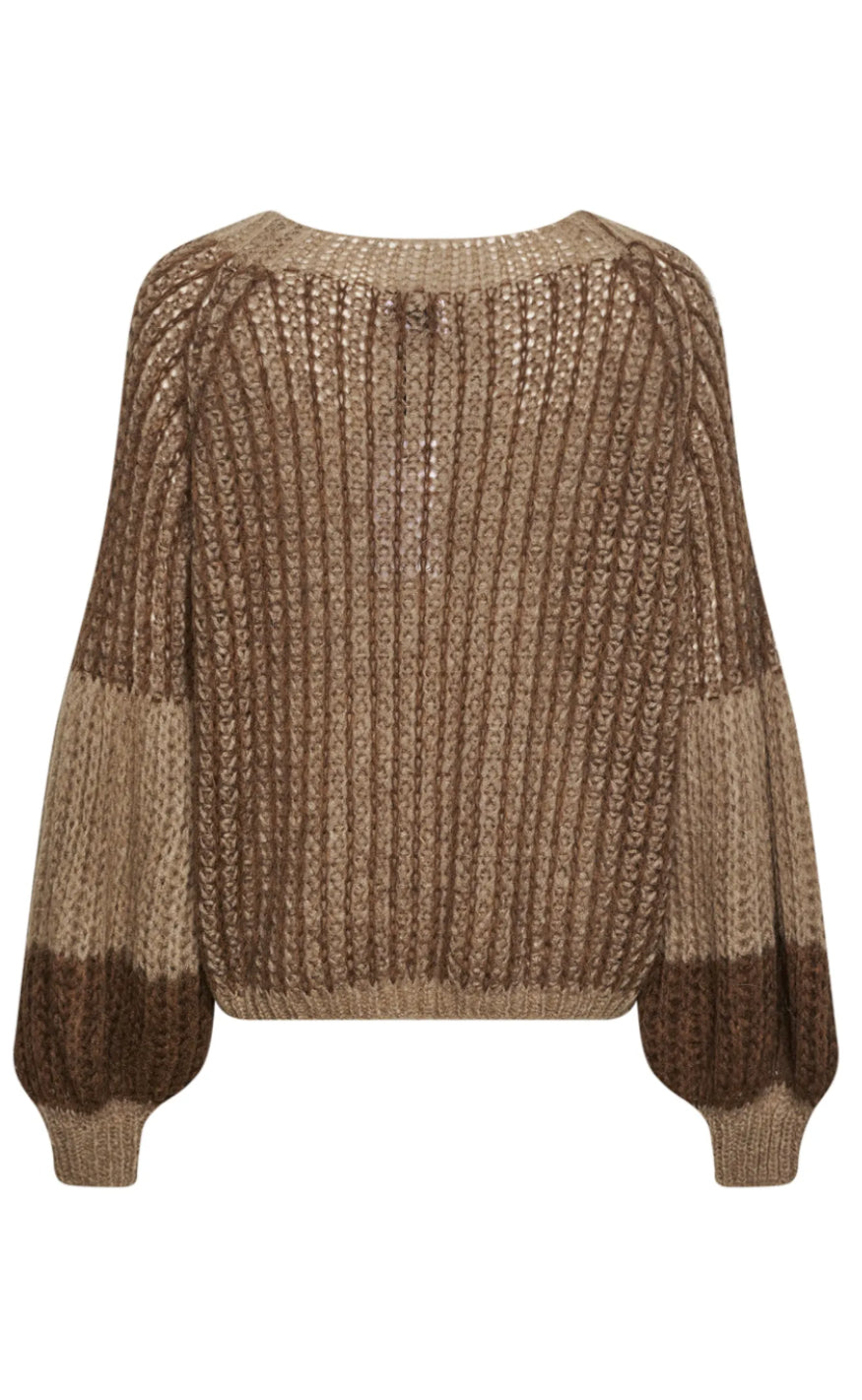 Noella Sweater - Liana - Beige/Camel